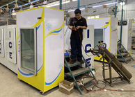 Escaninho de armazenamento de vidro do cubo de gelo da porta R404A com compressor de Danfoss