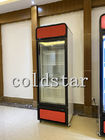 Congelador congelado da exposição do alimento do supermercado da porta refrigerador de vidro vertical