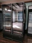 Refrigerador frio comercial da cerveja da barra das portas do vertical 3 da exposição do refrigerador da bebida