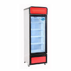 Congelador congelado da exposição do alimento do supermercado da porta refrigerador de vidro vertical