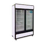 Do refrigerador vertical do gelado do supermercado congelador de vidro da exposição da carne da porta