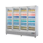 Mostra de vidro refrigerada comercial do refrigerador da porta dos refrigeradores da bebida