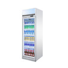 Mostra refrigerada da bebida do refrigerador da exposição da loja da C-loja garrafa ereta comercial