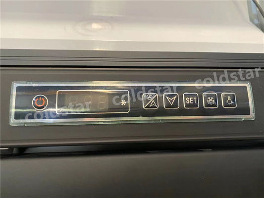 congelador vertical da exposição 450L com porta de vidro