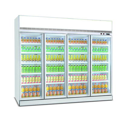 Refrigerador ereto comercial da exposição da bebida da energia do monstro do refrigerador da exposição da cerveja do congelador
