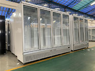 porta 220V de vidro vitrina ereta do refrigerador do congelador de 1000 litros com compressor de Donper