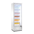 do refrigerador ereto da exposição do supermercado 450L refrigerador de vidro da garrafa da bebida do refrigerador da porta