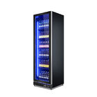 Refrigerador de vidro da garrafa de cerveja da exposição da porta do refrigerador da bebida fresca do refrigerador da cerveja