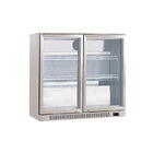refrigerador traseiro da barra do refrigerador da cerveja da porta da dobradiça do dobro 200L da refrigeração de RUIBEI