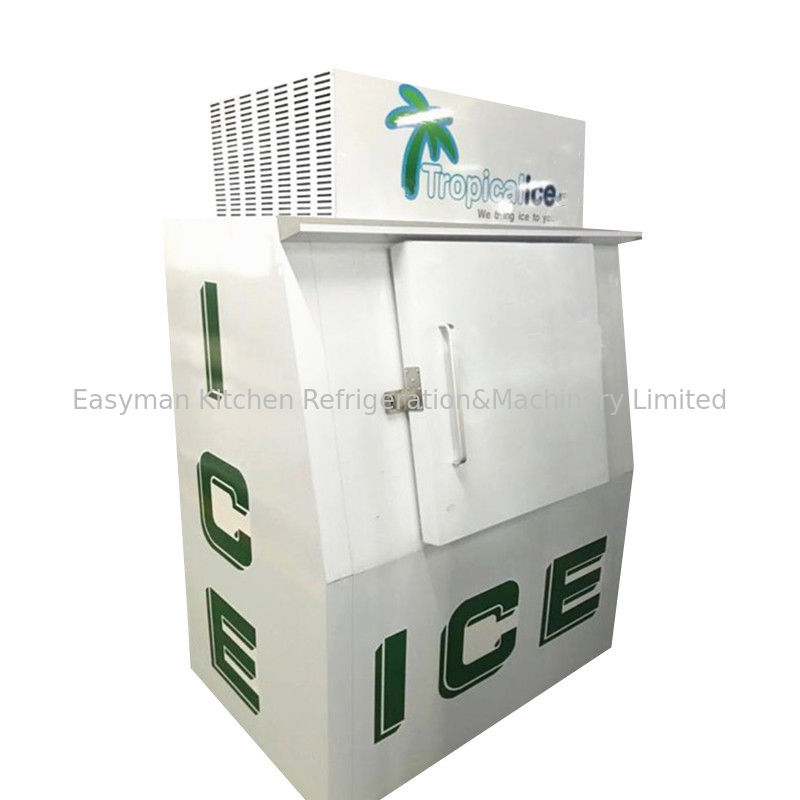 Congelador contínuo ereto CFC do armazenamento de gelo da porta R404A livre