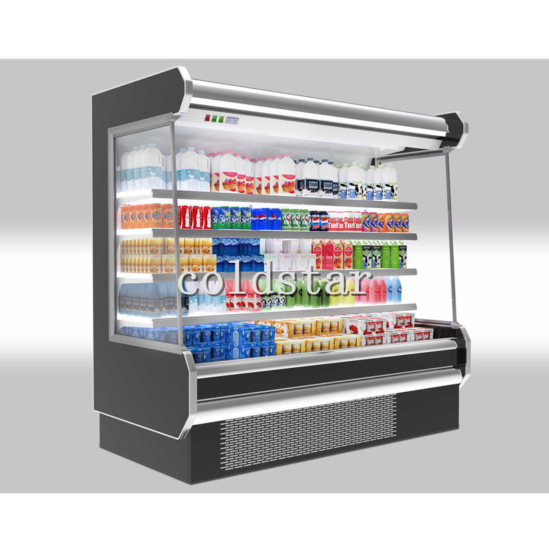 Refrigerador aberto da exposição da Multi-plataforma do supermercado do refrigerador da exposição do fruto para a venda