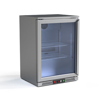 Refrigerador de vidro de Mini Fridge Desktop Under Bar do refrigerador da barra da parte traseira de porta do balanço