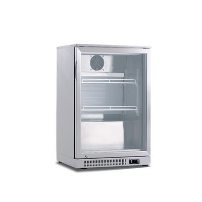 refrigerador traseiro de aço inoxidável da barra da porta 145L um